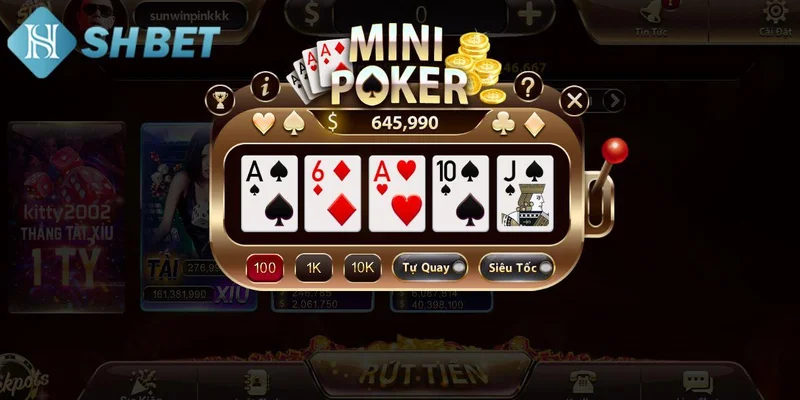 Tìm hiểu về mini poker tại SHBET