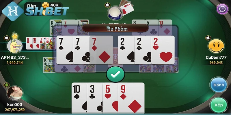 Tổng quan về game phỏm tại SHBET